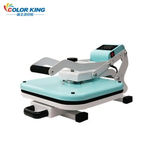 CH2530 手动烫画机38*38CM热压机拼图皮革T恤服饰DIY标志热转印跨境设备