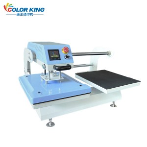 CH2520 气动双工位烫画机自动服装烫标机服装印花压烫机上滑式热转印设备