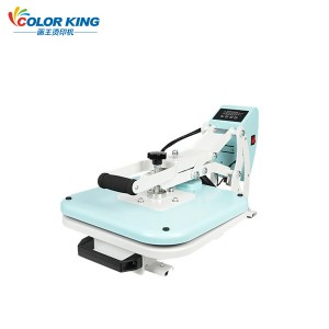 CH2518 服装印花设备38*38可抽拉底板热转印半自动热压手动烫画机跨境