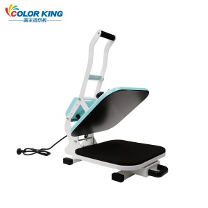 CH2530 手动烫画机38*38CM热压机拼图皮革T恤服饰DIY标志热转印跨境设备