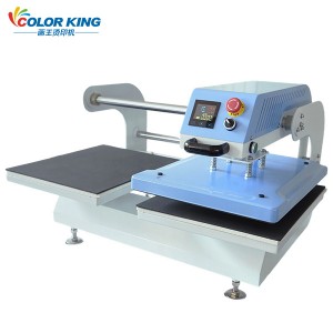 CH2520 气动双工位烫画机自动服装烫标机服装印花压烫机上滑式热转印设备