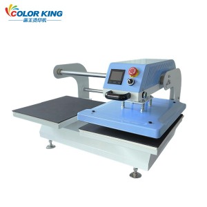 CH2520 气动双工位烫画机自动服装烫标机服装印花压烫机上滑式热转印设备