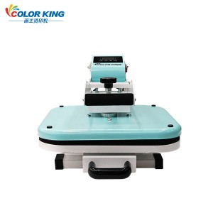 CH2530 手动烫画机38*38CM热压机拼图皮革T恤服饰DIY标志热转印跨境设备