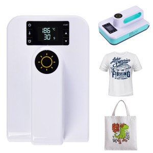 WG-08 迷你便携式手持烫画机迷你热压机家用机器小型5*7in衣服热转印机