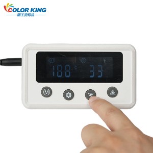 CH2526 手动直压烫画机分离式操作仪表38*38CMT恤图案热转印设备家用机器